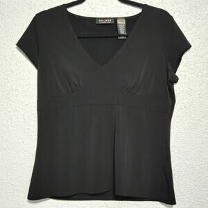 Axcess Womens Babydoll Top Size M Balletcore Fairy Goth Basic Minimalist Y2K